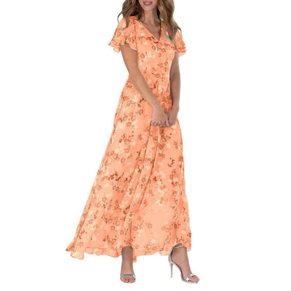 Light Floral Maxi Spring Dress