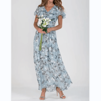Light Floral Maxi Spring Dress