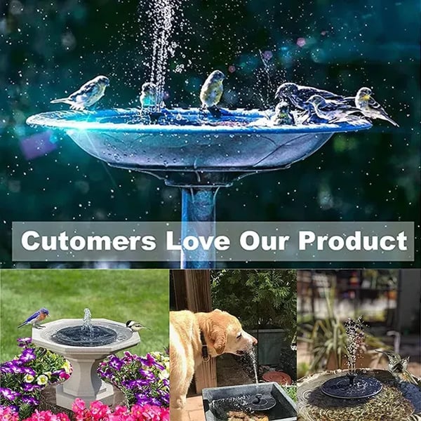 SolarSpray™ – Solar-Powered Bird Bath Fountain for Your Garden [50% Off]