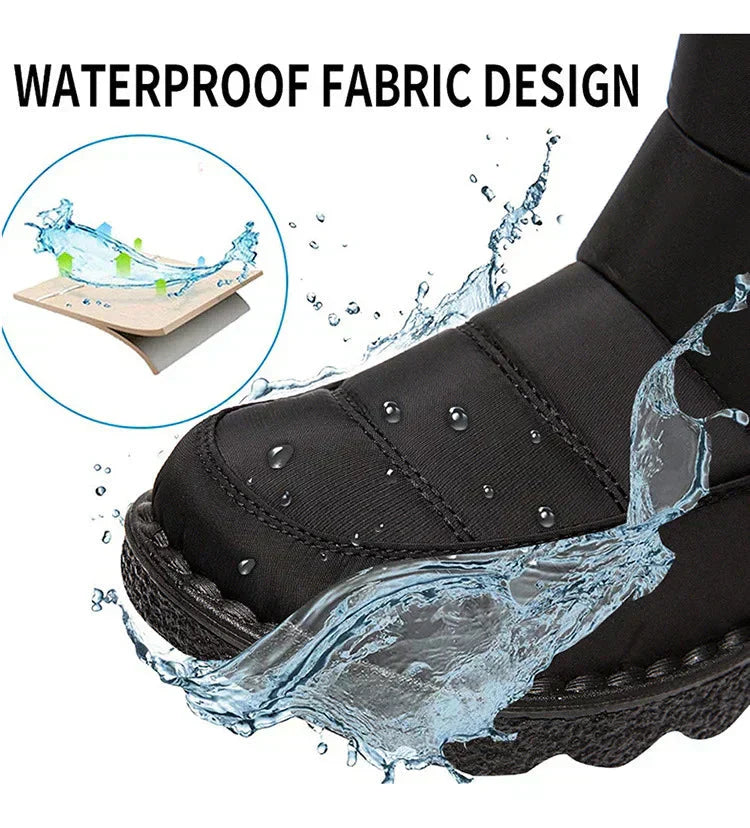 SnowStep™ – Waterproof, Non-Slip & Warm Winter Boots for Women [50% Off]