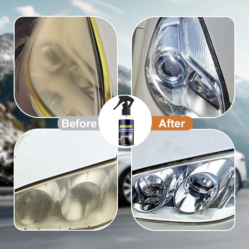 Headlight Restoration Cleaner for Cloudy & Yellowed Car Headlights