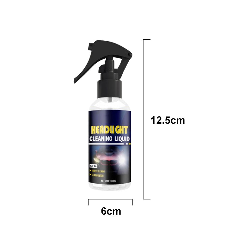 Headlight Restoration Cleaner for Cloudy & Yellowed Car Headlights