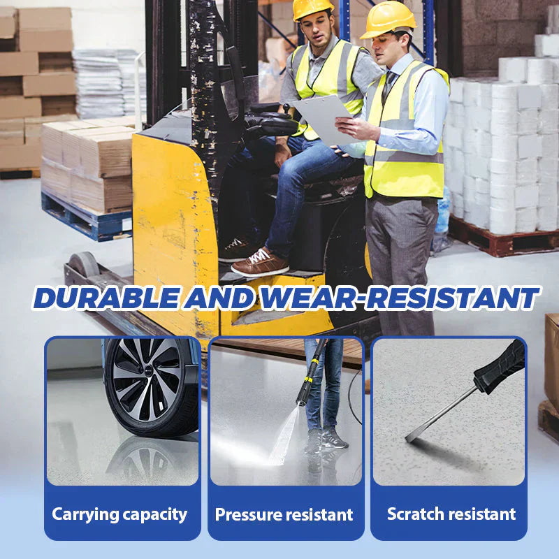 Non-Slip Waterproof Epoxy Floor Coating with High-Gloss Marble Effect
