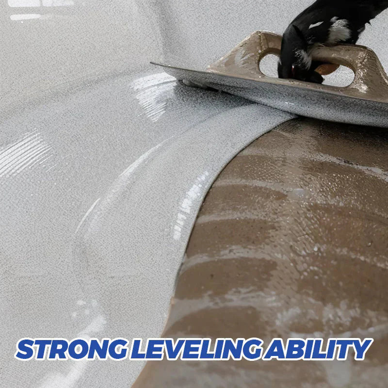 Non-Slip Waterproof Epoxy Floor Coating with High-Gloss Marble Effect
