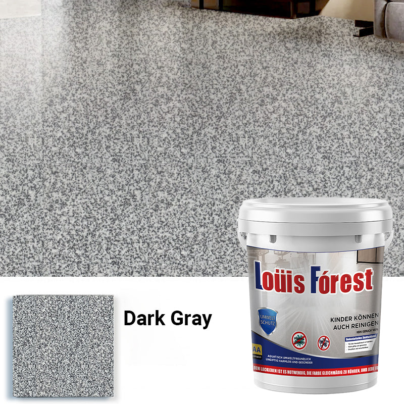 Non-Slip Waterproof Epoxy Floor Coating with High-Gloss Marble Effect