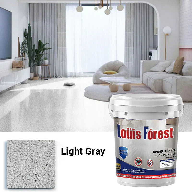 Non-Slip Waterproof Epoxy Floor Coating with High-Gloss Marble Effect