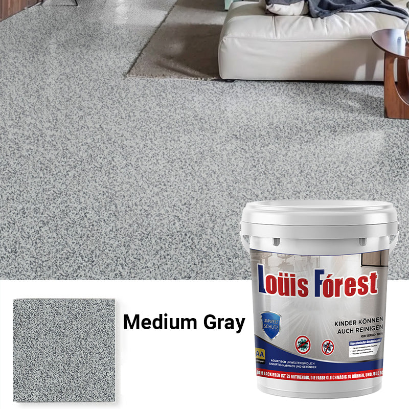 Non-Slip Waterproof Epoxy Floor Coating with High-Gloss Marble Effect