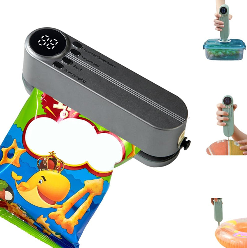 Wireless Portable Vacuum Sealer for Food Storage & Freshness