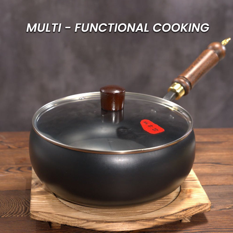 Cast Iron Pot 24 cm – 4.5 L Dutch Oven for All Heat Sources