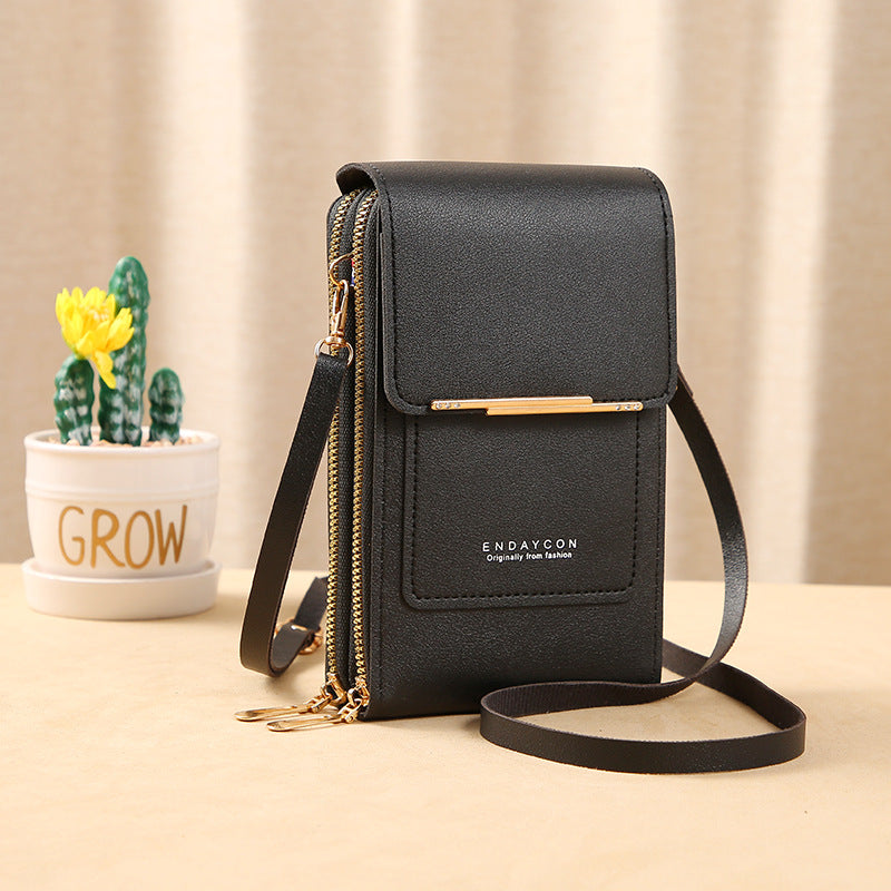Women's Touchscreen Phone Messenger Bag – Compact Crossbody Shoulder Purse