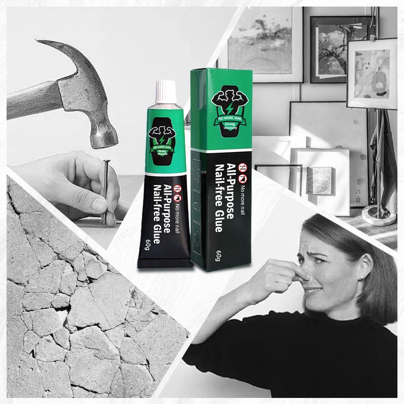 GripFlx™ – Universal adhesive without nails 60g for strong, durable & flexible bonding [1 + 1 Free]