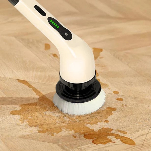9-in-1 Electric Cleaning Brush with Interchangeable Heads for Home