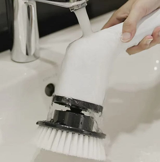 9-in-1 Electric Cleaning Brush with Interchangeable Heads for Home