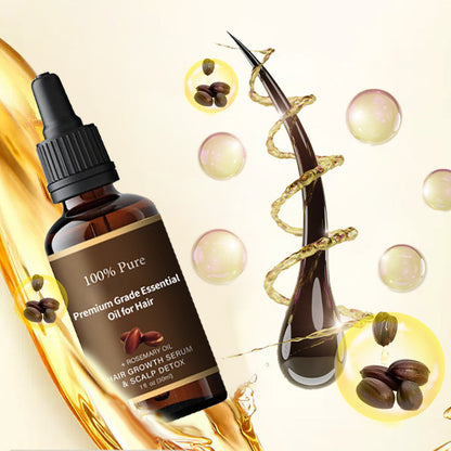 AvaRose – Organic Rosemary Hair Oil for Intense Moisture and Care [1 + 1 Free]