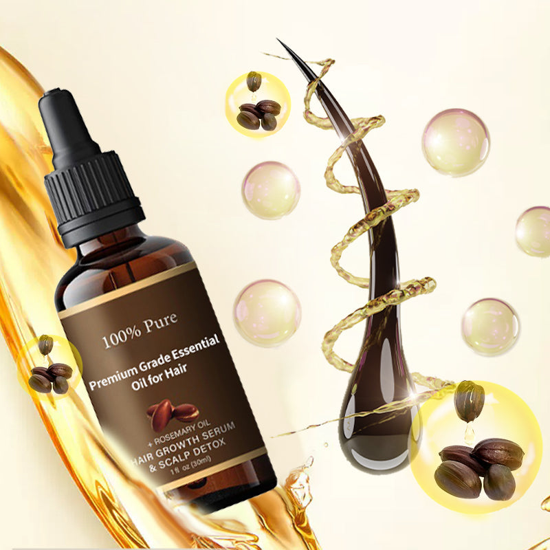 Organic Rosemary Hair Oil for Shiny & Strong Hair – 2 x 30 ml