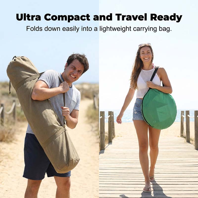Pop-Up Beach Tent with UV Protection – Instant Shade Shelter