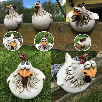 HappyChicken™ Resin Garden Chicken Ornament — 50% Off