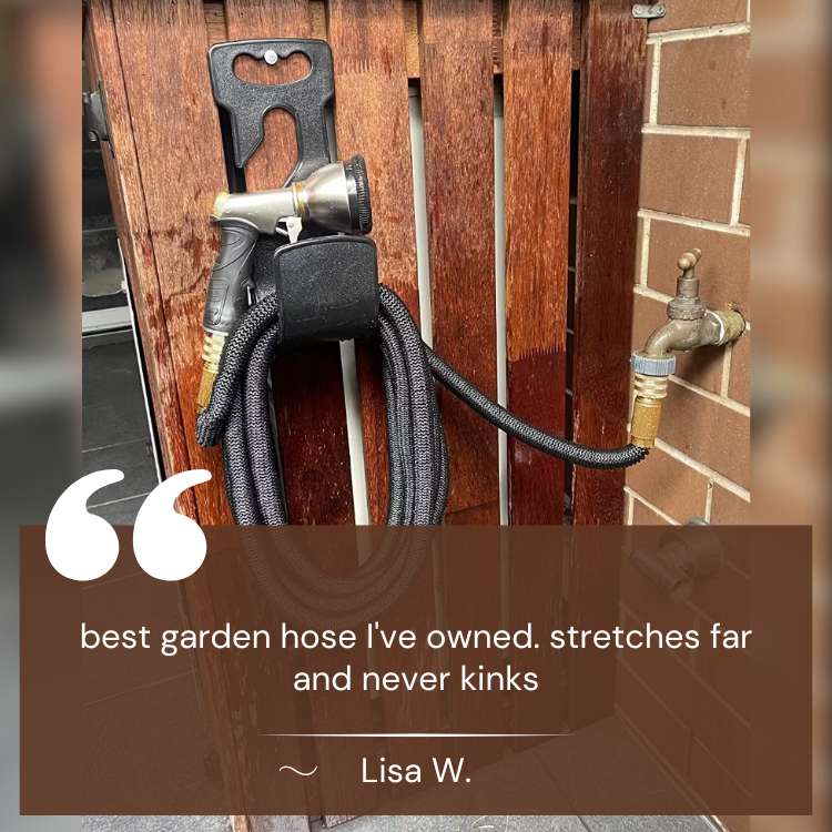 Retractable Expandable Garden Hose 30m – Kink-Free & Lightweight