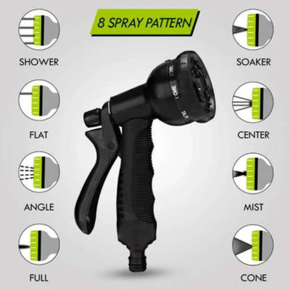 FlexFlow™ – Retractable Garden Hose, Lightweight, Kink-Free, and Flexible up to 30 m Range [50% Discount]