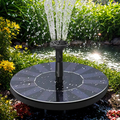 Solar Powered Floating Fountain Pump for Garden Pond & Bird Bath