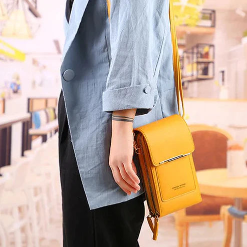 Women's Shoulder Bag with USB Charging Port and Multiple Compartments