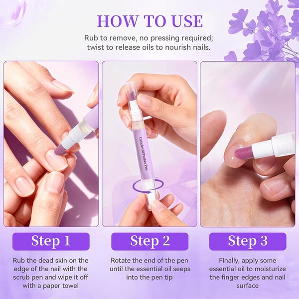 Cuticle Care Pen for Moisturised and Well-Groomed Nails – 2 Pack