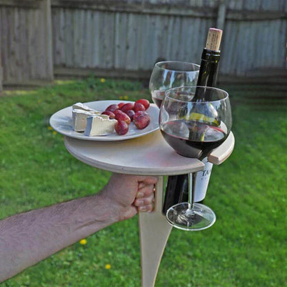 WineTable™ Portable Foldable Wine Picnic Table [50% Off]