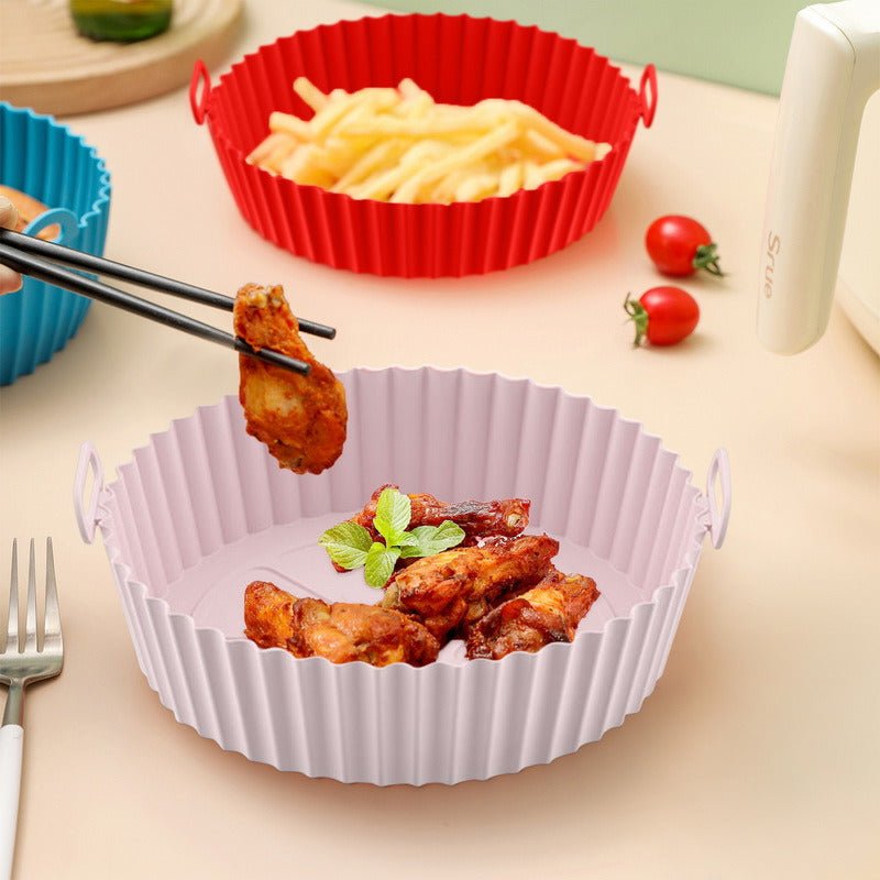 AeroFry™ – Silicone Air Fryer Tray for easy, clean & healthy frying [1 + 1 Free]